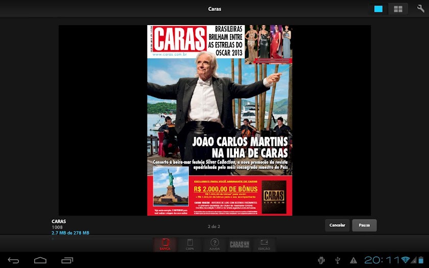 Revista CARAS Brasil Screen 1