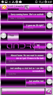 Free Download PinkIt EvolveSms Theme APK for PC