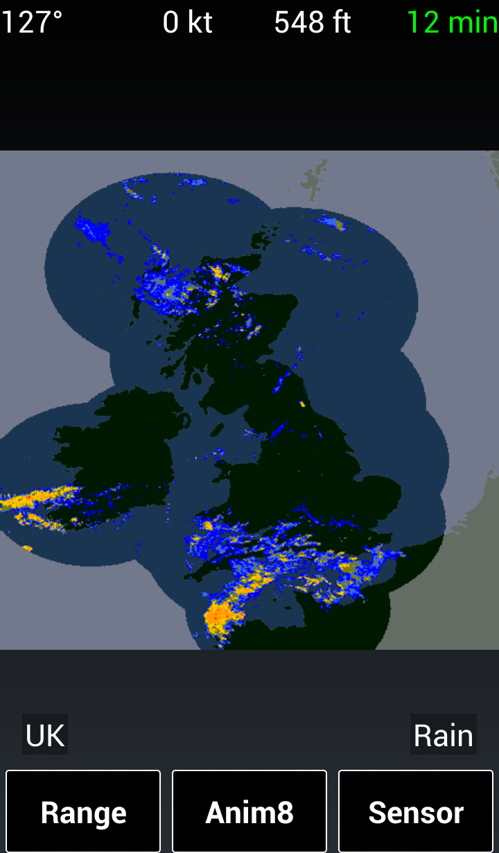 Aircraft Weather Radar Screen 3