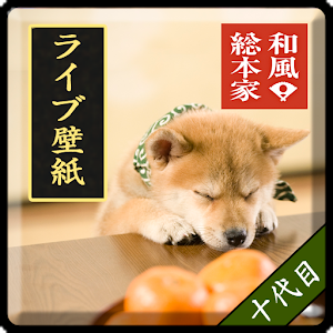 和風総本家/十代目豆助（冒険05）ライブ壁紙 logo
