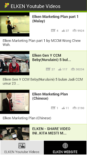 Elken Youtube Videos