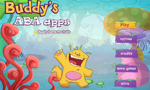 Android application Buddy learns the fruits screenshort