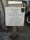 Hanna Rovina Memorial Plaque