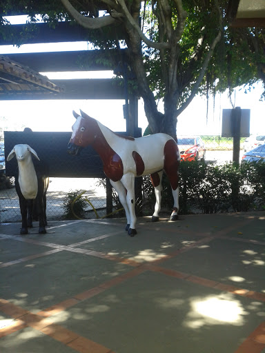 Estátua Em Homenagem Aos Cavalos