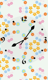 KaleidoscopeClock Flower Free poster 2