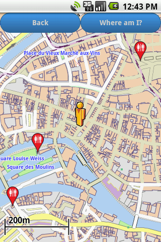 Strasbourg Amenities Map