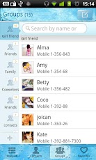 GO Contacts IceblueTheme