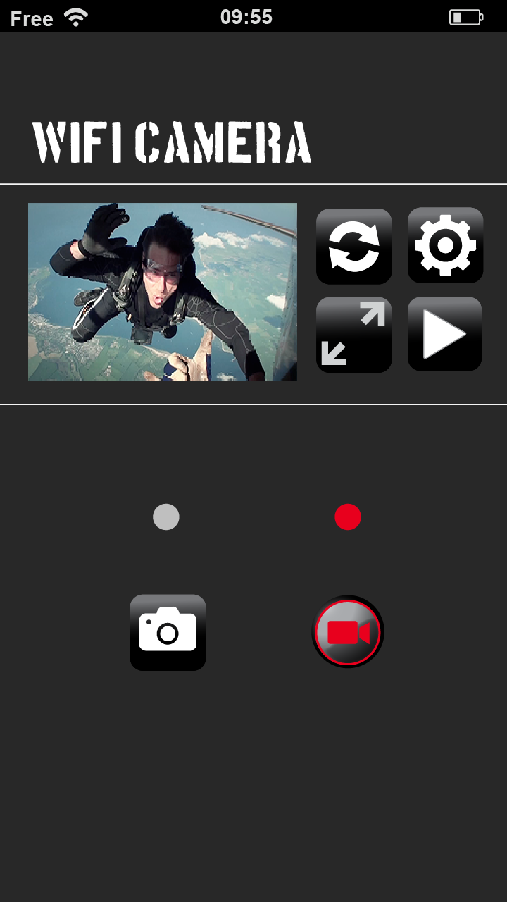 WiFi Action Camera Screen 2