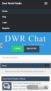 Desi World Radio Chat Forum Screenshots 1