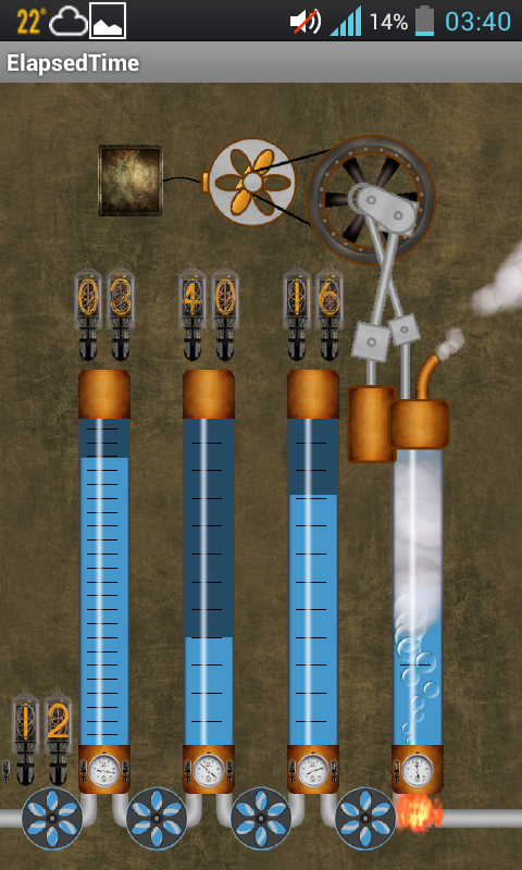 Steampunk Time Engine LWP Screen 2