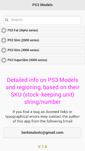 PS3 Models