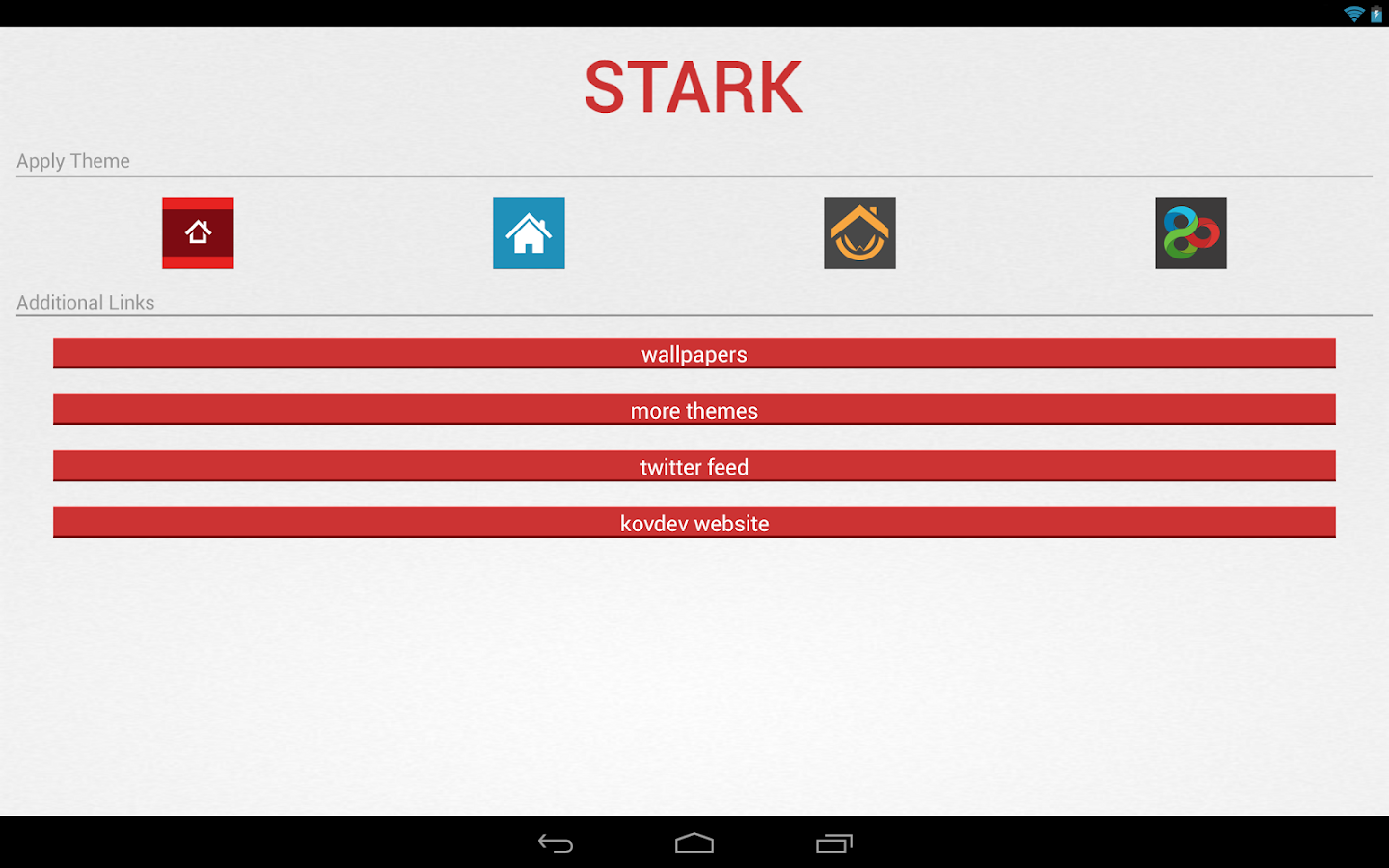 Stark (adw apex nova theme) - screenshot