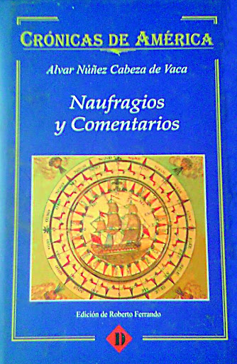 Libro de Cabeza de Vaca "Naufragios y Comentarios" (portada)