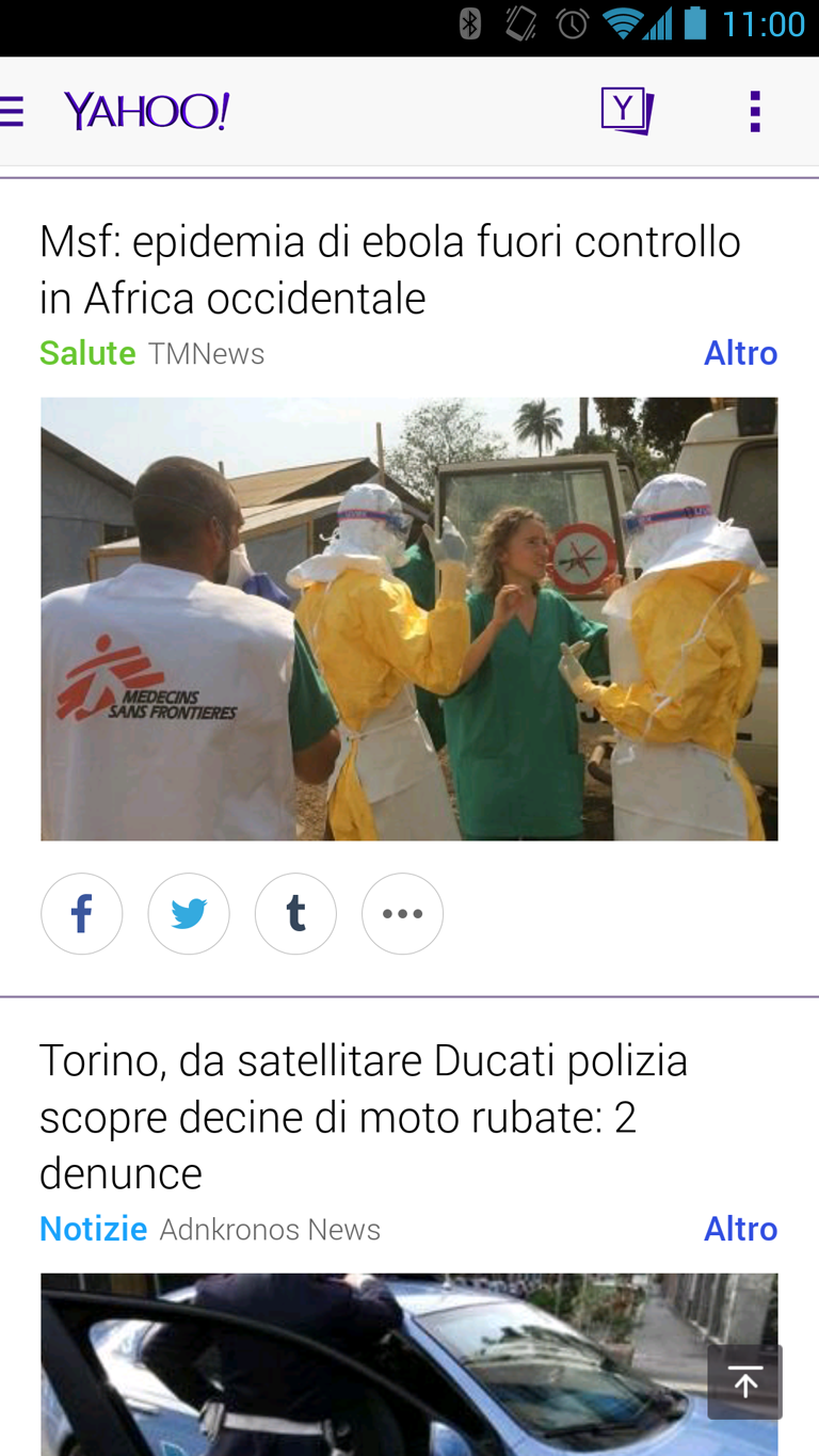 Android application Yahoo News: Breaking & Local screenshort