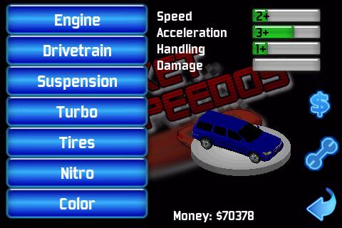 Pocket Speedos Screen 2