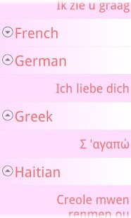 Lastest say love in different language APK for Android