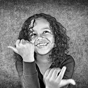 Girl by Barry Shurchin - Black & White Portraits & People