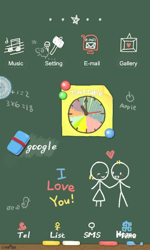 CUKI Themes BlackBoard in Love