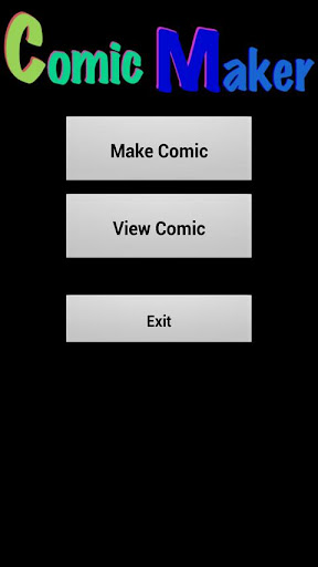 Simplified Comic Maker