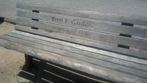 No Short Or Shoes Required - Brett F. Gardner Memorial Bench