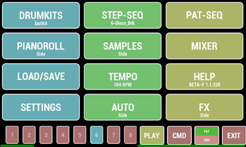 Android application Cadeli Drum Machine screenshort
