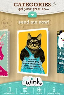 justWink Greeting Cards INTL Screenshots 0