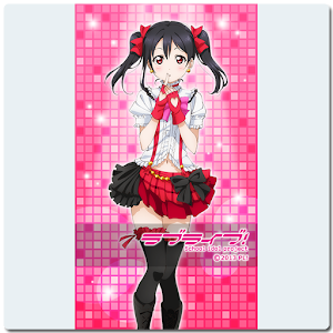 ラブライブ！ Battery Wallpaper_にこ logo