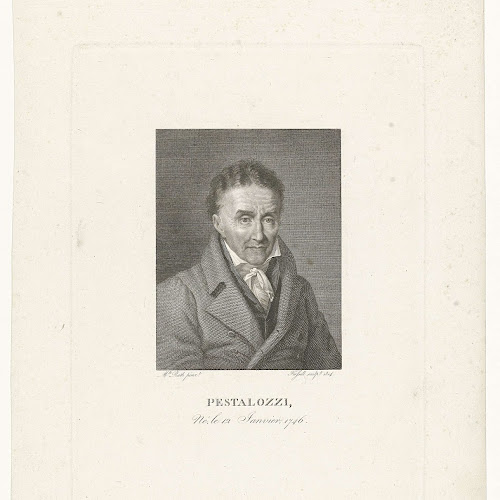 Portret van Johann Heinrich Pestalozzi, Christian Forssell