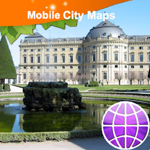 Würzburg Street Map logo