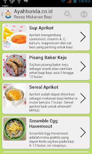 Resep Makanan Bayi Lengkap