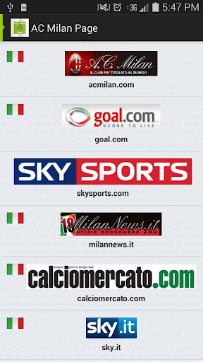 AC Milan Page