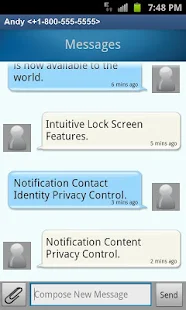 QuickTouch Text Messaging - screenshot thumbnail