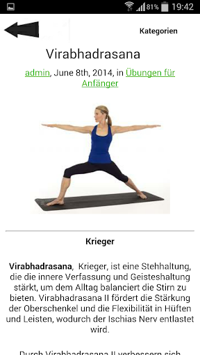 【免費健康App】Yoga für Anfänger-APP點子