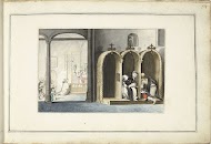 Kerkinterieur met biechtstoel