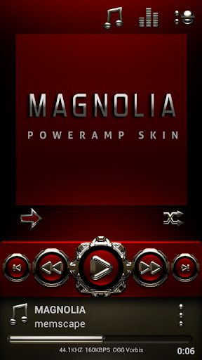 Poweramp skin Magnolia