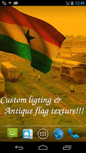 3D Ghana Flag Live Wallpaper(圖5)-速報App