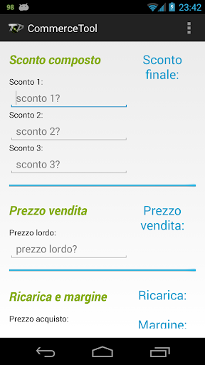 CalcMe - calcolo percentuale