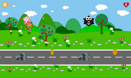 【免費賽車遊戲App】Peppie Pig Skating Games-APP點子