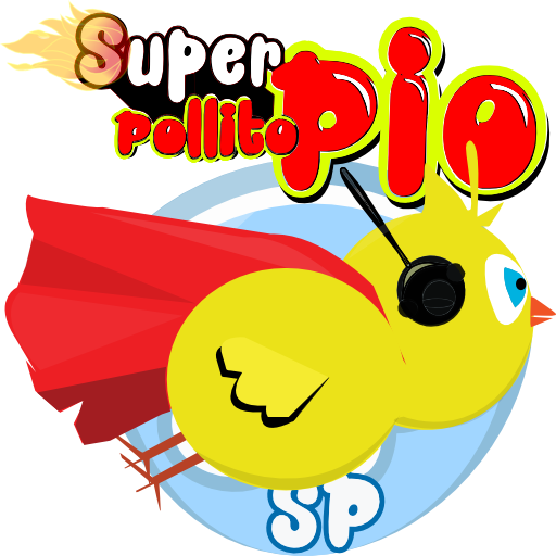 Super Pollito Pio Volador GAME LOGO-APP點子