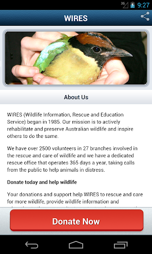 免費下載生活APP|WIRES Wildlife Rescue App app開箱文|APP開箱王
