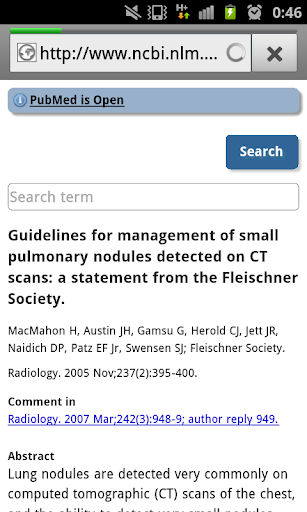 【免費醫療App】Pulmonary Nodule Fleischner-APP點子