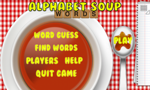 Alphabet Soup Words