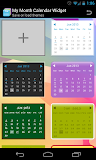 My Month Calendar Widget