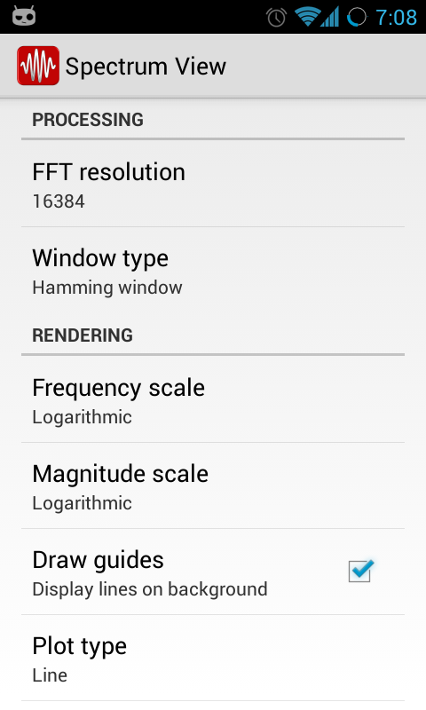 Spectrum View Screen 3