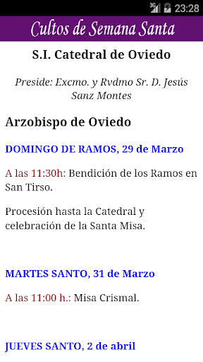 【免費旅遊App】Semana Santa Oviedo 2015-APP點子