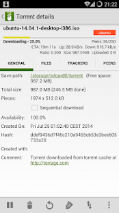 tTorrent Lite - Torrent Client - screenshot thumbnail