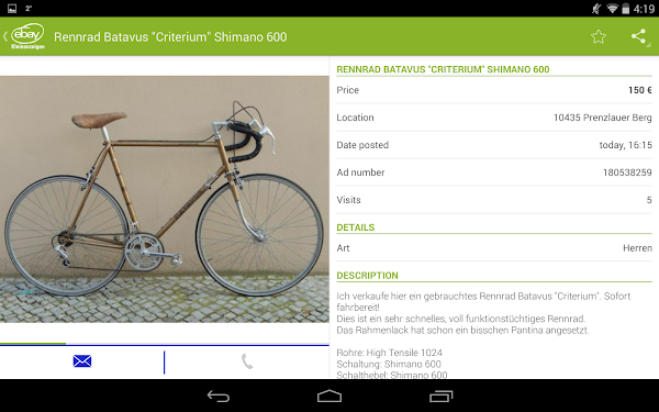 Ebay Deutschland - eBay Kleinanzeigen for Germany - Android Apps on Google Play : Kostenlose anzeigen aufgeben mit ebay kleinanzeigen.