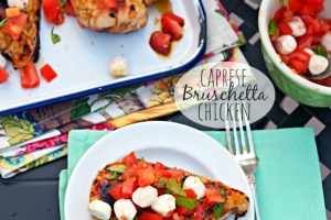Grilled Bruschetta Chicken Caprese
