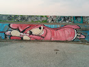 Pink Girl Grafitti