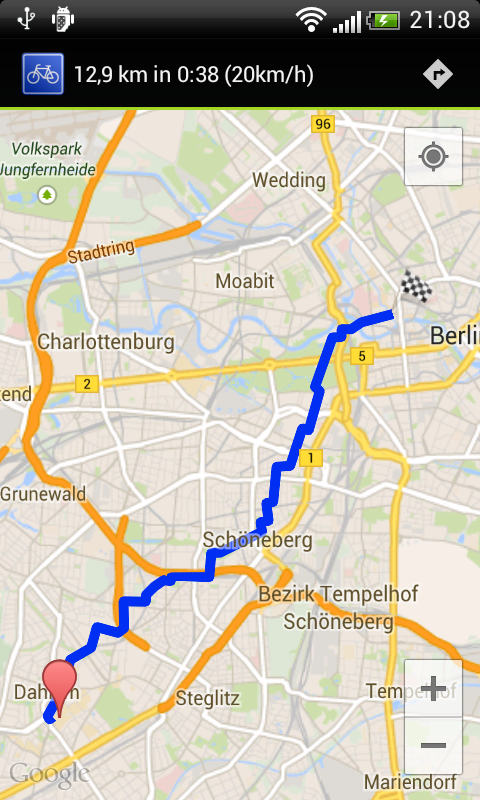 Android application BBBike Android Client screenshort